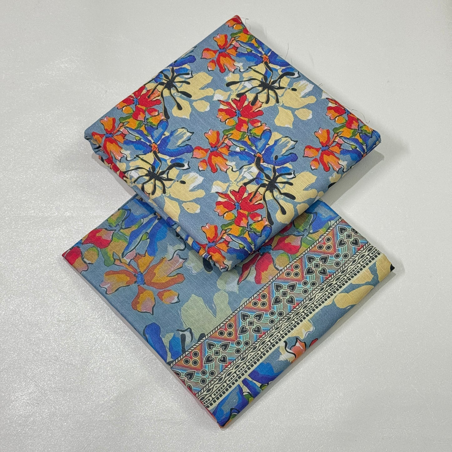 3 Pc Khaddar Printed All Over Suit