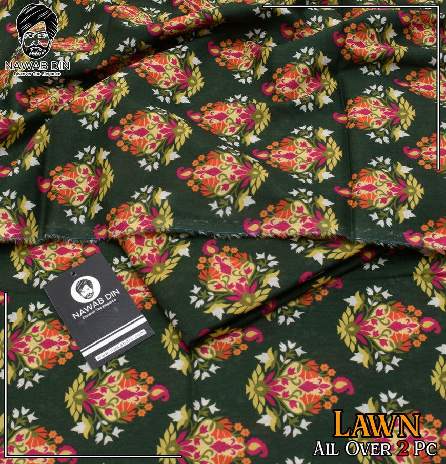 2 Pc Lawn All Over Print