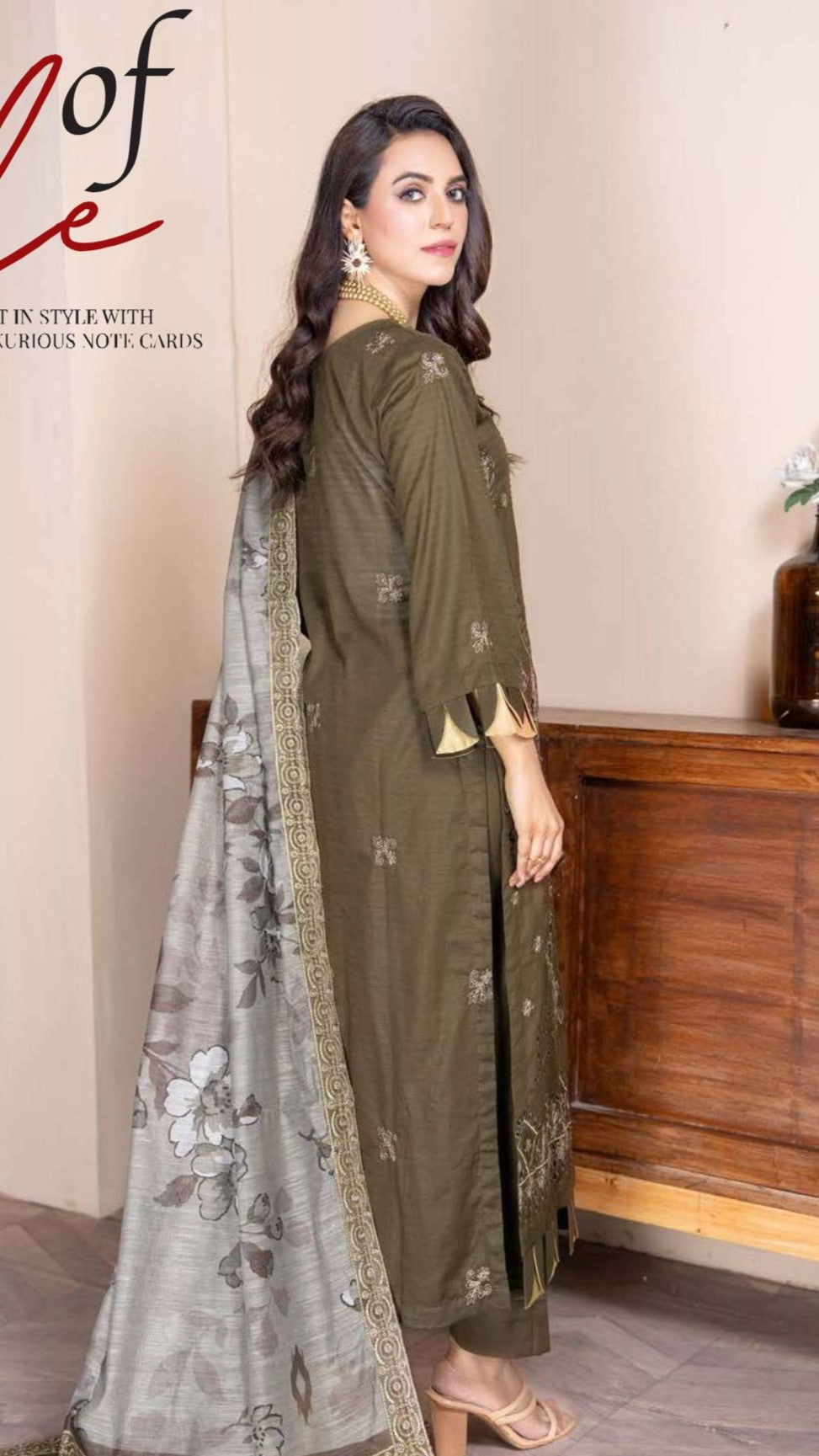 3 Piece Doria Lawn Embroidered Suit