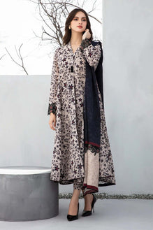 BQ 410-3 Piece Unstitched Digital Printed Khaddar Suit ( Digital Printed Khaddar Dupatta )