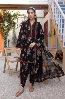 3 Piece Unstitched Digital Printed Linen Suit Digital Printed Linen Dupatta