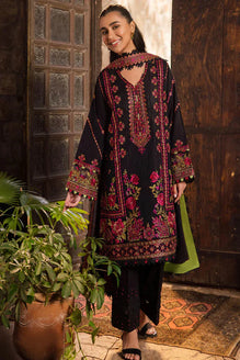 ZH 960-Dhanak Stuff 3 Piece Fully Embroidered Suit With Dhanak Embroidery Shawl