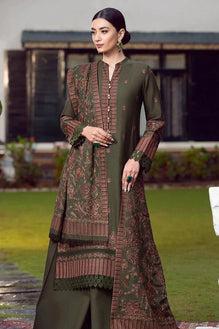 BR 925 Bareeze Embroidered 3pc Dhanak dress with embroidered Dhanak Shawl