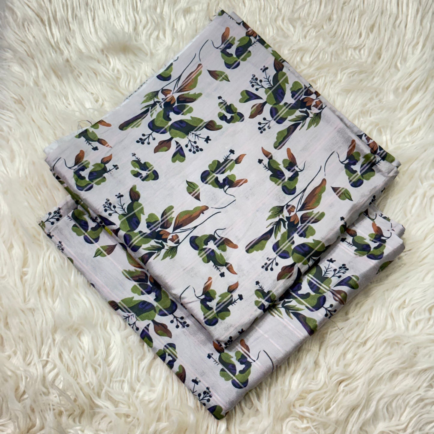 2 Pc Lawn All Over Print Suit