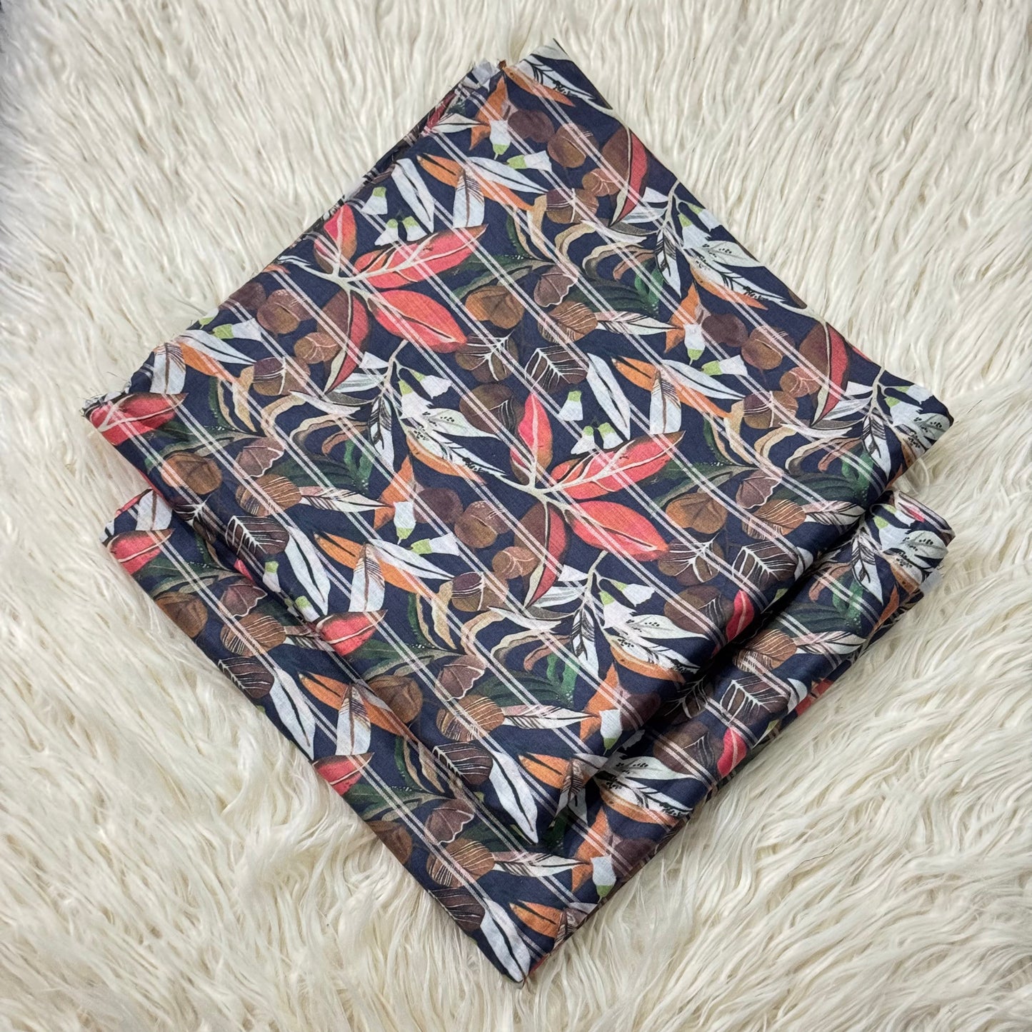 2 Pc Lawn All Over Print Suit