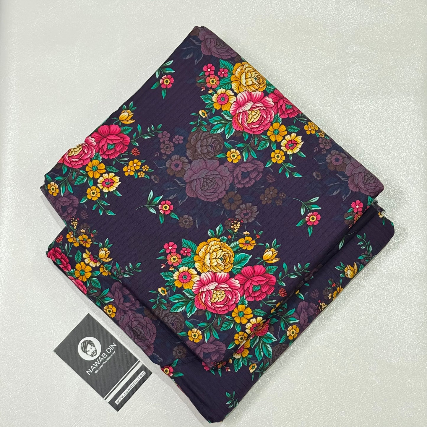 2 Pc Doria Linen Printed Suit