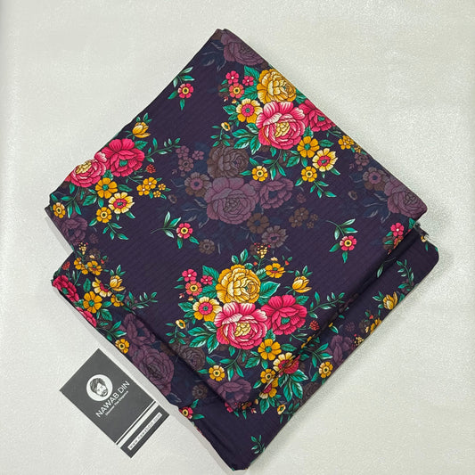 2 Pc Doria Linen Printed Suit