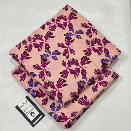 2 Pc Doria Linen Printed Suit