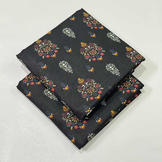 2 Pc Khaddar All Over Print Suit