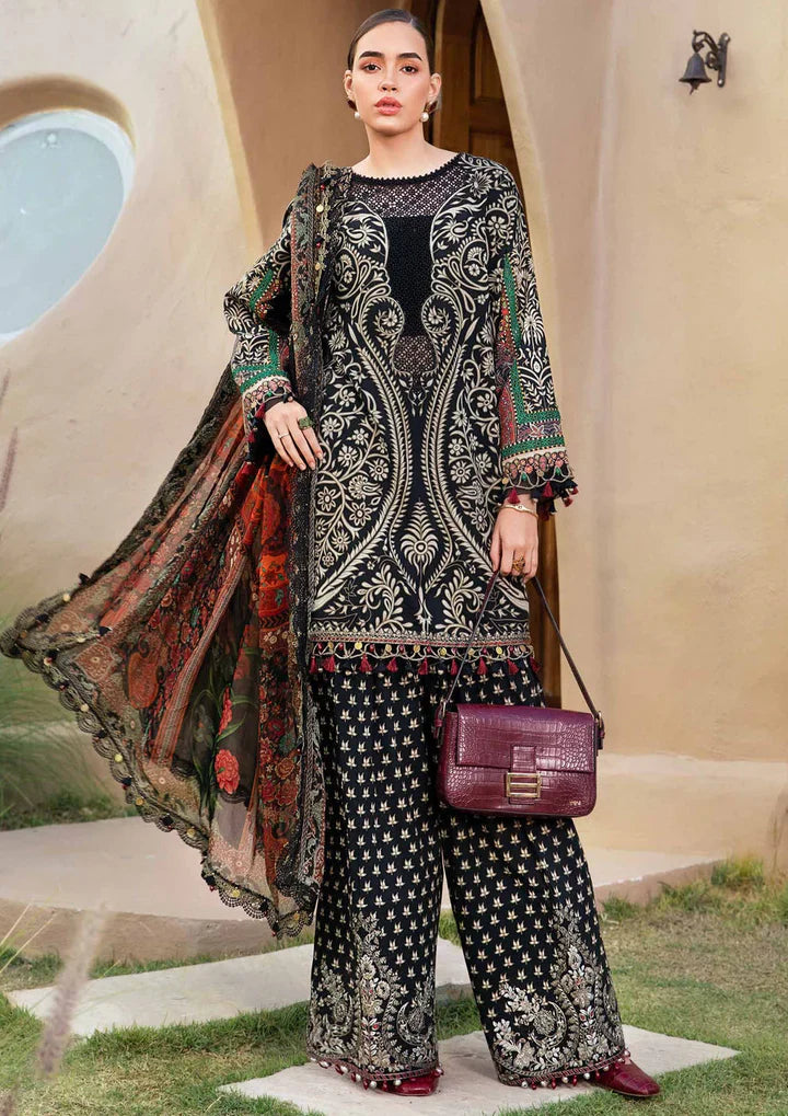 MB 466-3Pc Digital Printed Lawn Shirt with Printed Lawn Dupatta