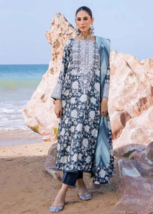 ZC 76-3 Piece Unstitched Digital Printed Lawn Suit ( Printed Lawn Dupatta )