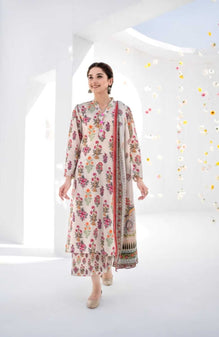 BQ 409-3 Piece Unstitched Digital Printed Lawn Suit ( Digital Printed Lawn Dupatta )